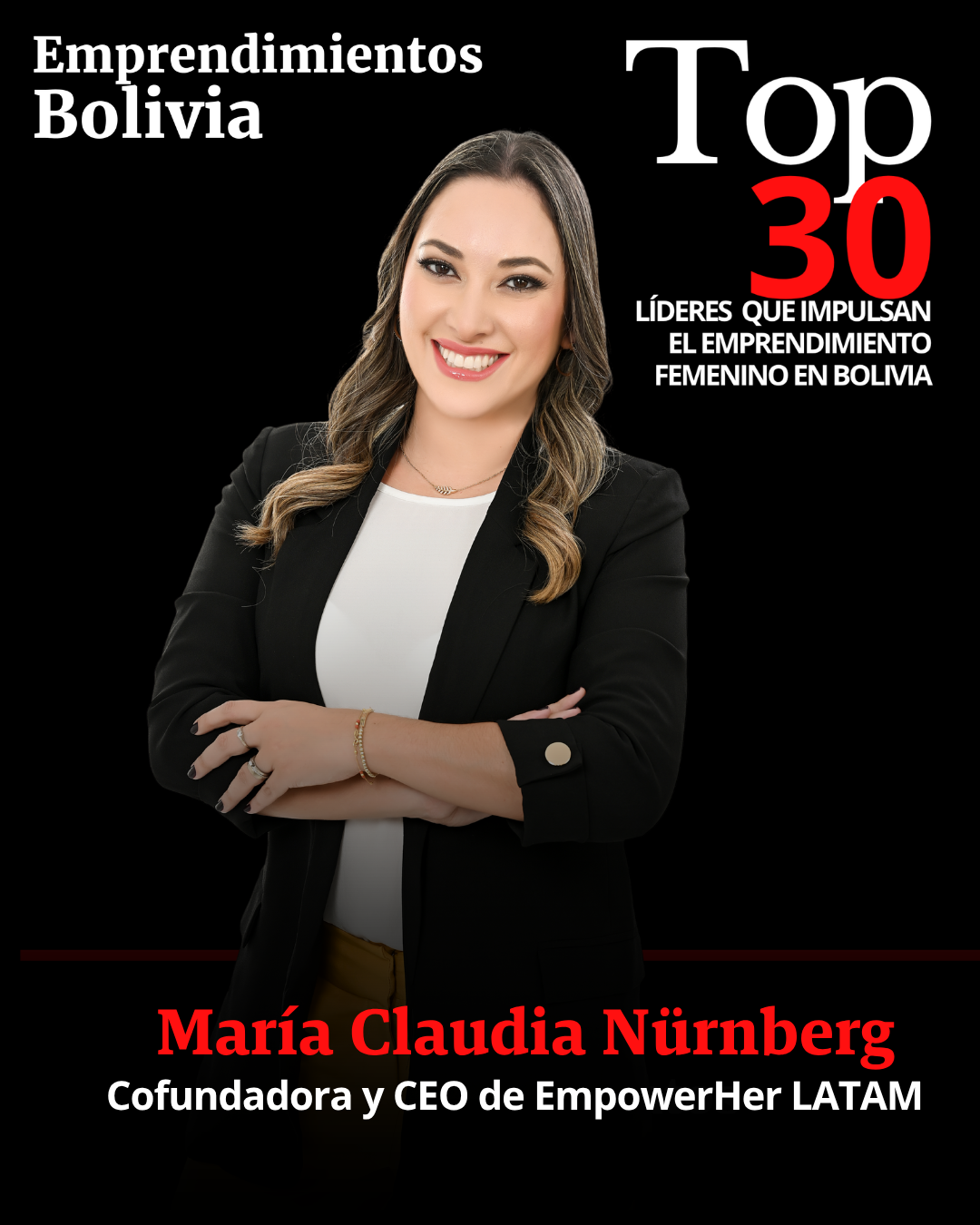 maria-claudia- Nürnberg-top30-lideres-que-impulsan-el-emprendimiento-femenino-en-bolivia